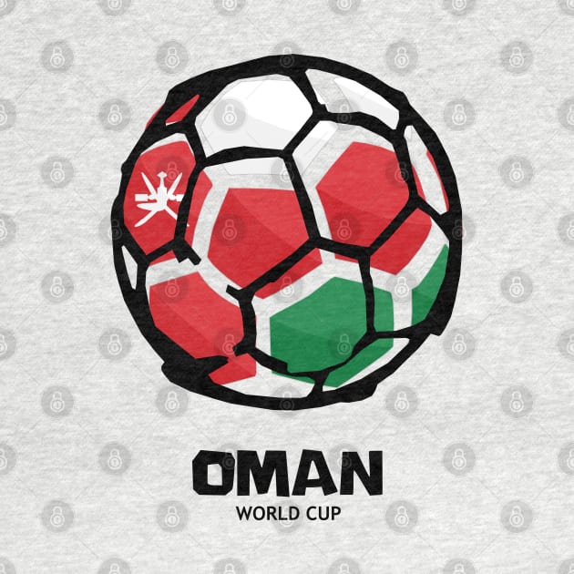 Oman Football Country Flag by KewaleeTee